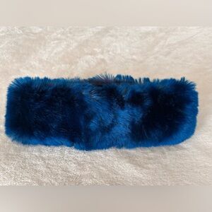 Faux fur headband warmer